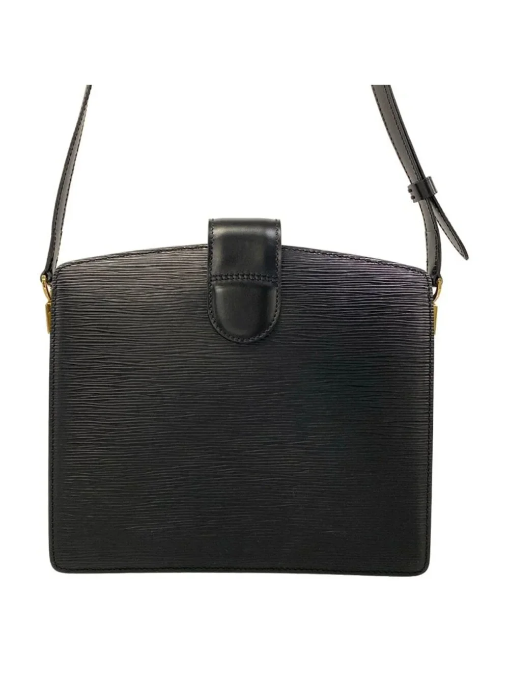 Louis Vuitton Shoulder Bag Epi Capucines Noir Leather